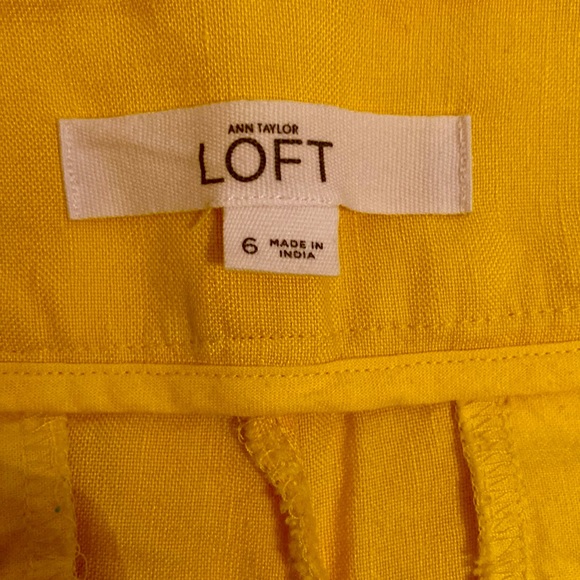 Loft Yellow Rivera Shorts - Picture 2 of 4